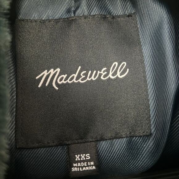 MADEWELL GREEN FAUX FUR JACKET SIZE XXS‎ - Picture 4 of 7
